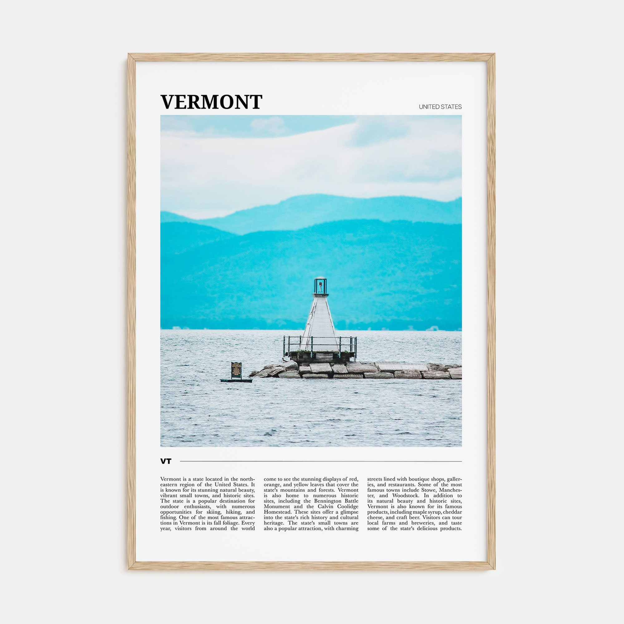 Vermont Travel Color No 4 Poster
