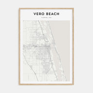Vero Beach Map Portrait Poster