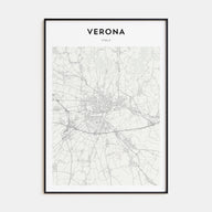 Verona Map Portrait Poster