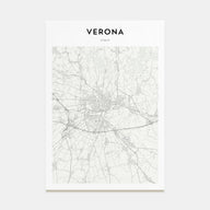 Verona Map Portrait Poster