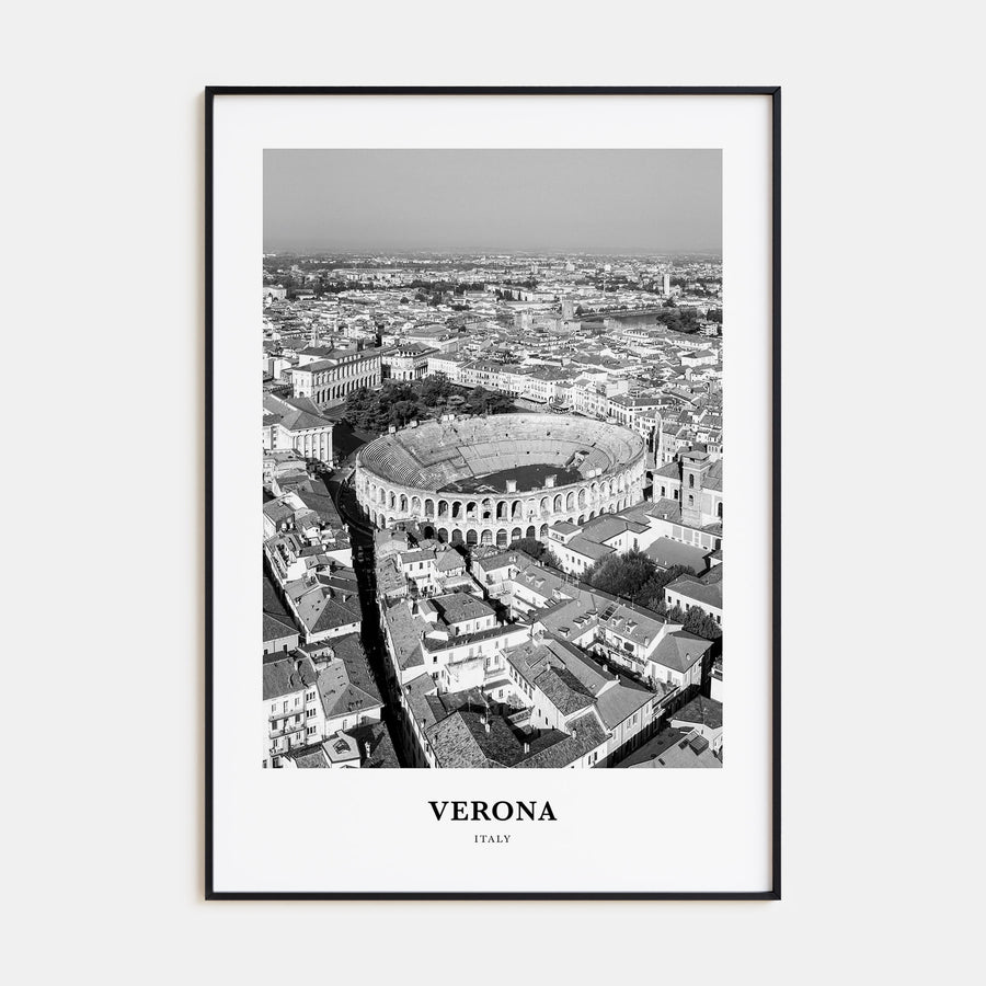 Verona Portrait B&W No 1 Poster