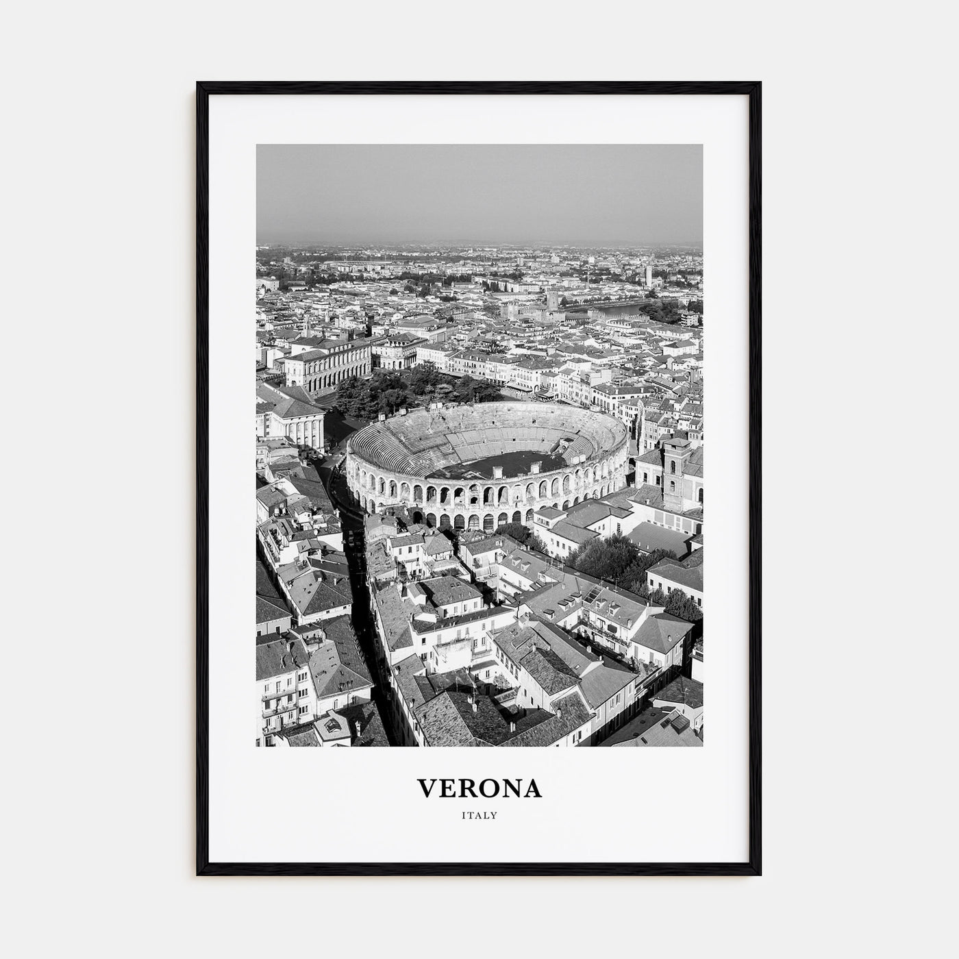 Verona Portrait B&W No 1 Poster