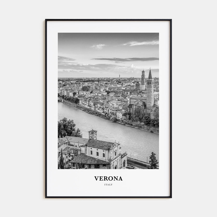 Verona Portrait B&W No 2 Poster