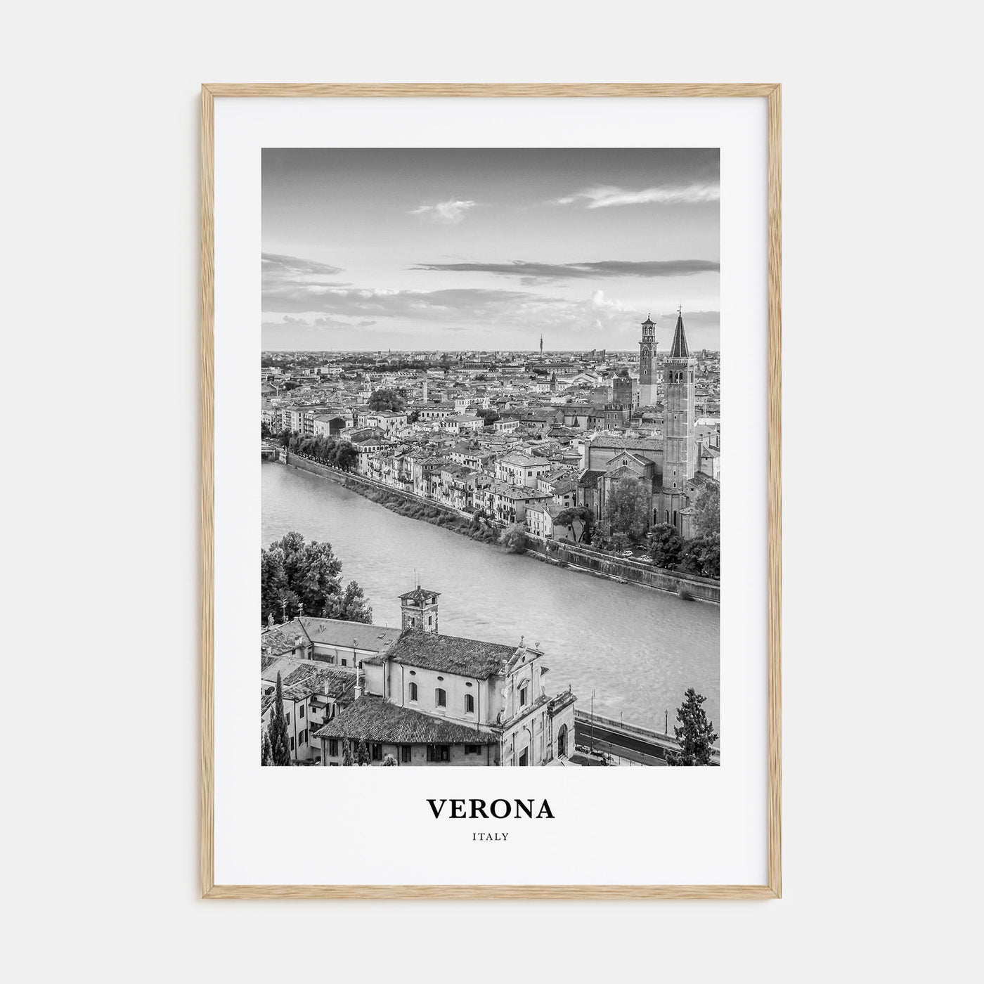 Verona Portrait B&W No 2 Poster