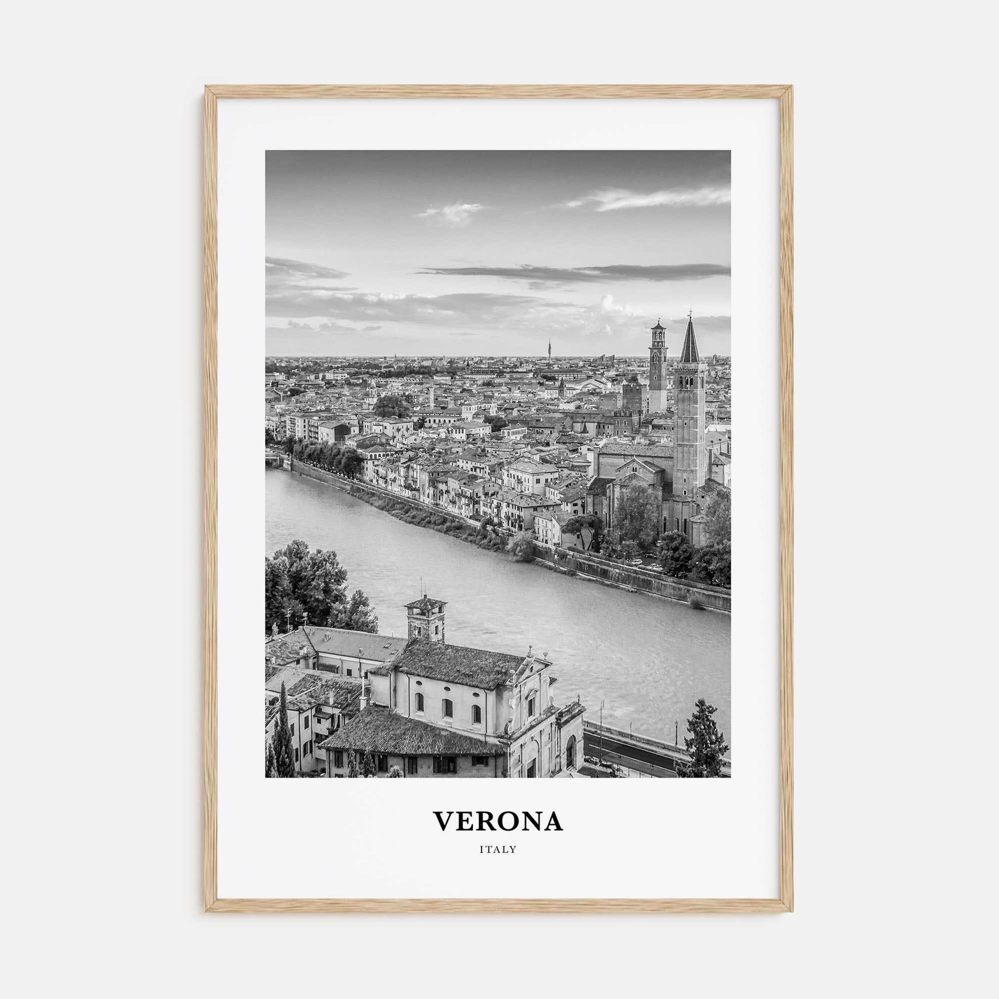 Verona Portrait B&W No 2 Poster