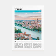 Verona Travel Color Poster
