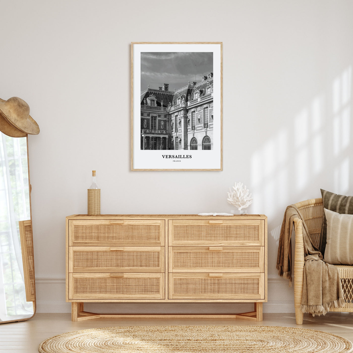 Versailles Portrait B&W Poster