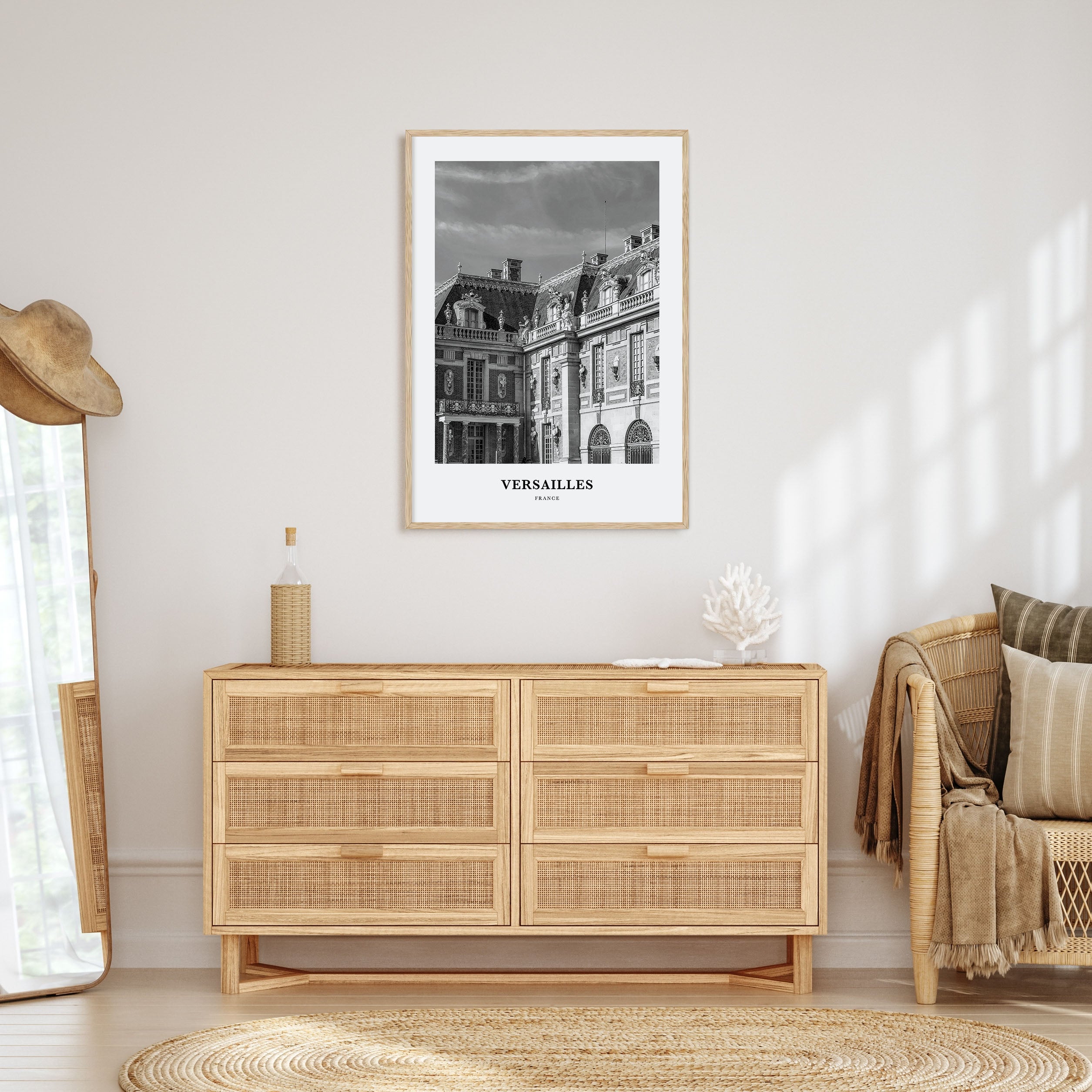 Versailles Portrait B&W Poster