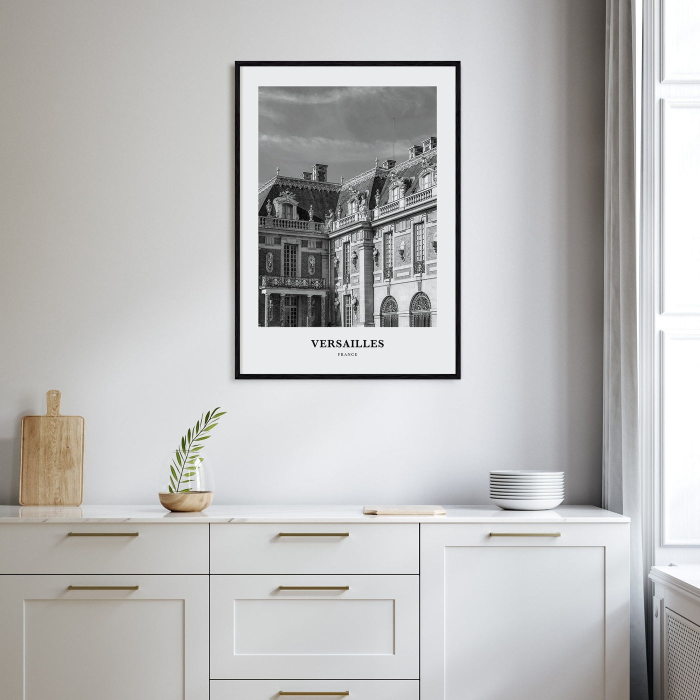 Versailles Portrait B&W Poster