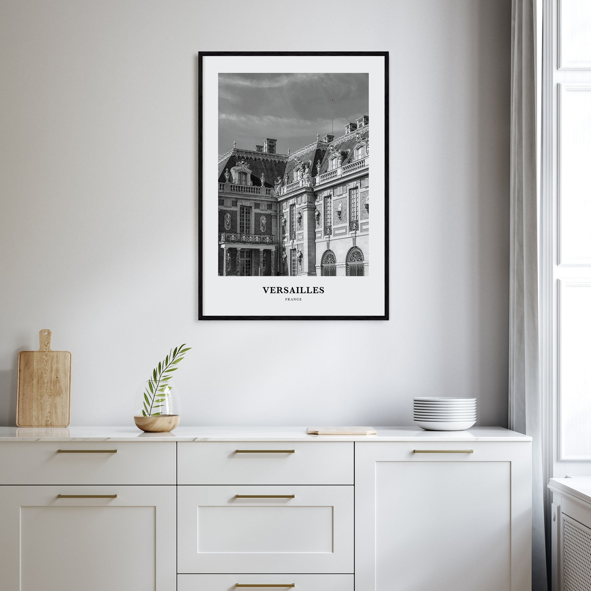 Versailles Portrait B&W Poster