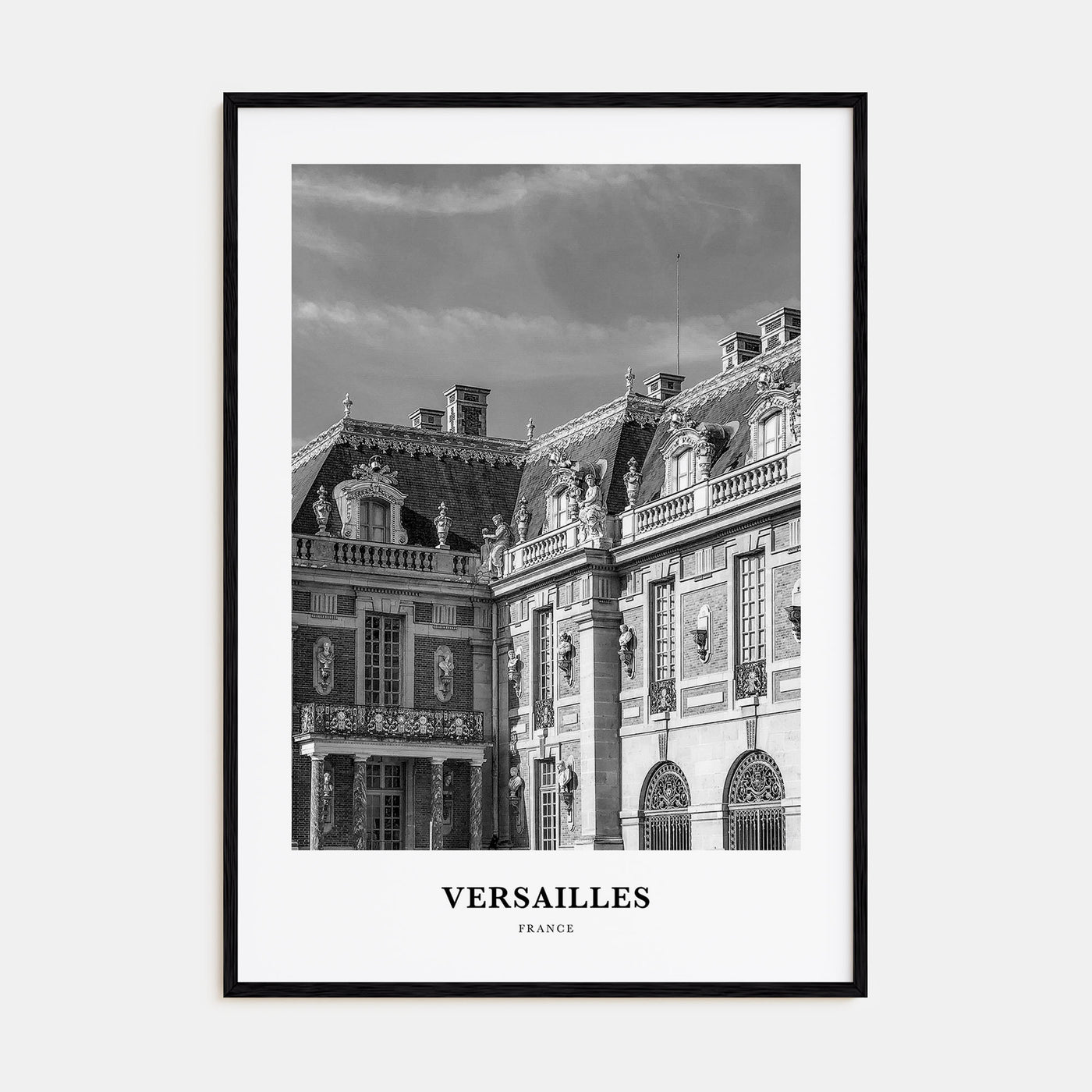 Versailles Portrait B&W Poster