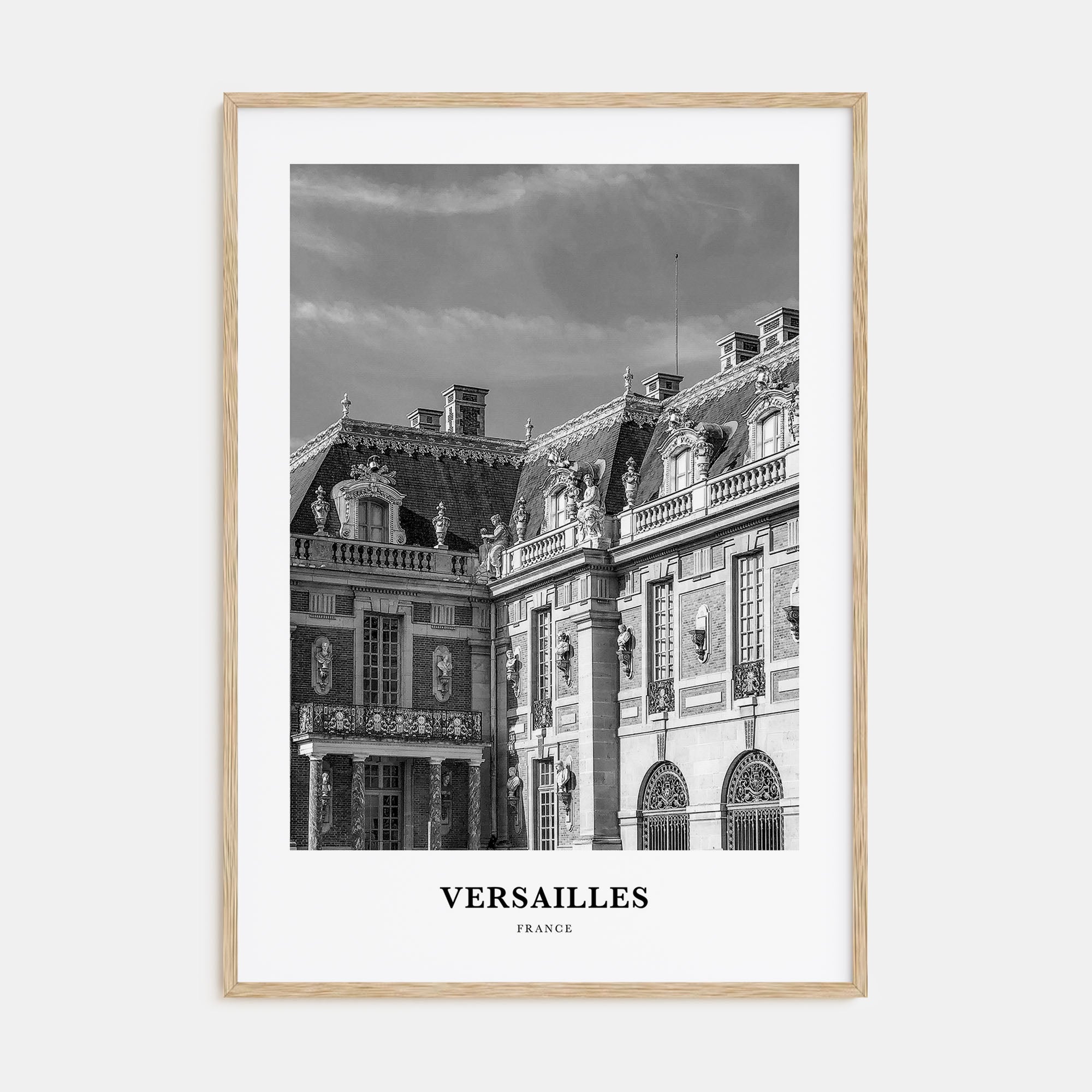 Versailles Portrait B&W Poster