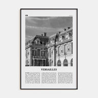 Versailles Travel B&W Poster
