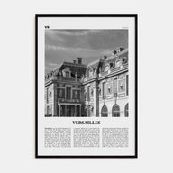 Versailles Travel B&W Poster
