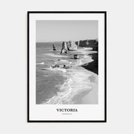 Victoria, Australia Portrait B&W Poster