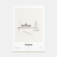 Victoria, Canada Drawn Poster