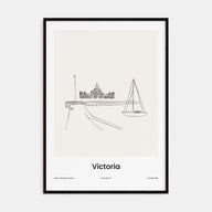Victoria, Canada Drawn Poster