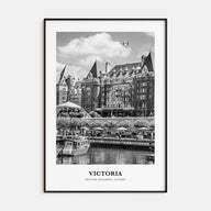 Victoria, Canada Portrait B&W Poster