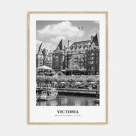 Victoria, Canada Portrait B&W Poster