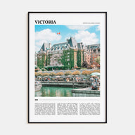 Victoria, Canada Travel Color Poster