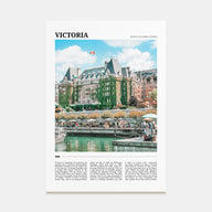 Victoria, Canada Travel Color Poster