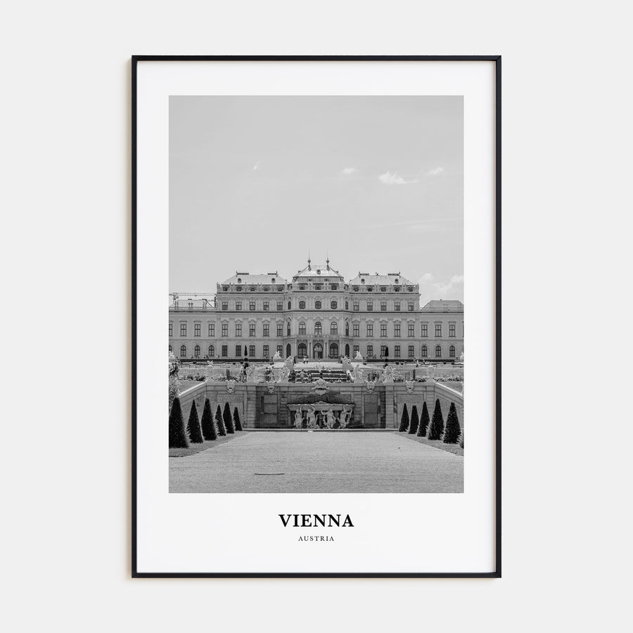 Vienna Portrait B&W No 1 Poster