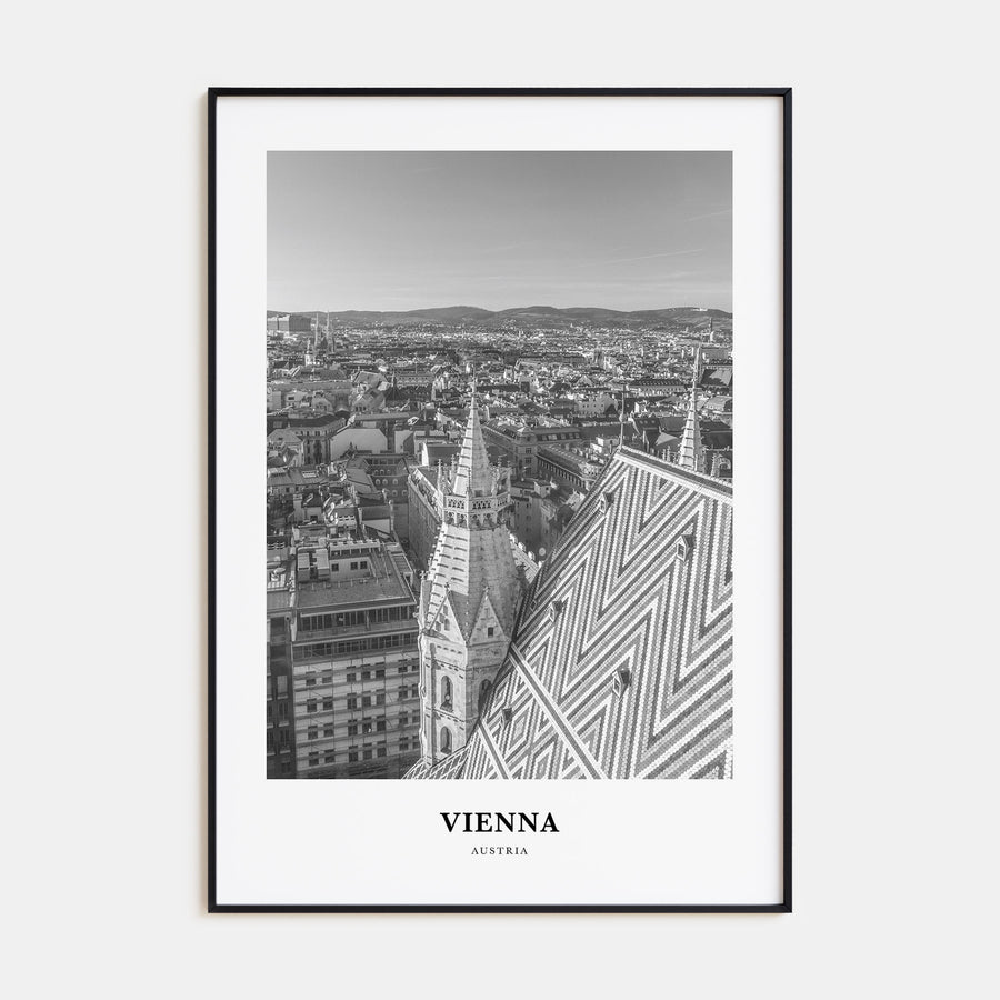 Vienna Portrait B&W No 2 Poster