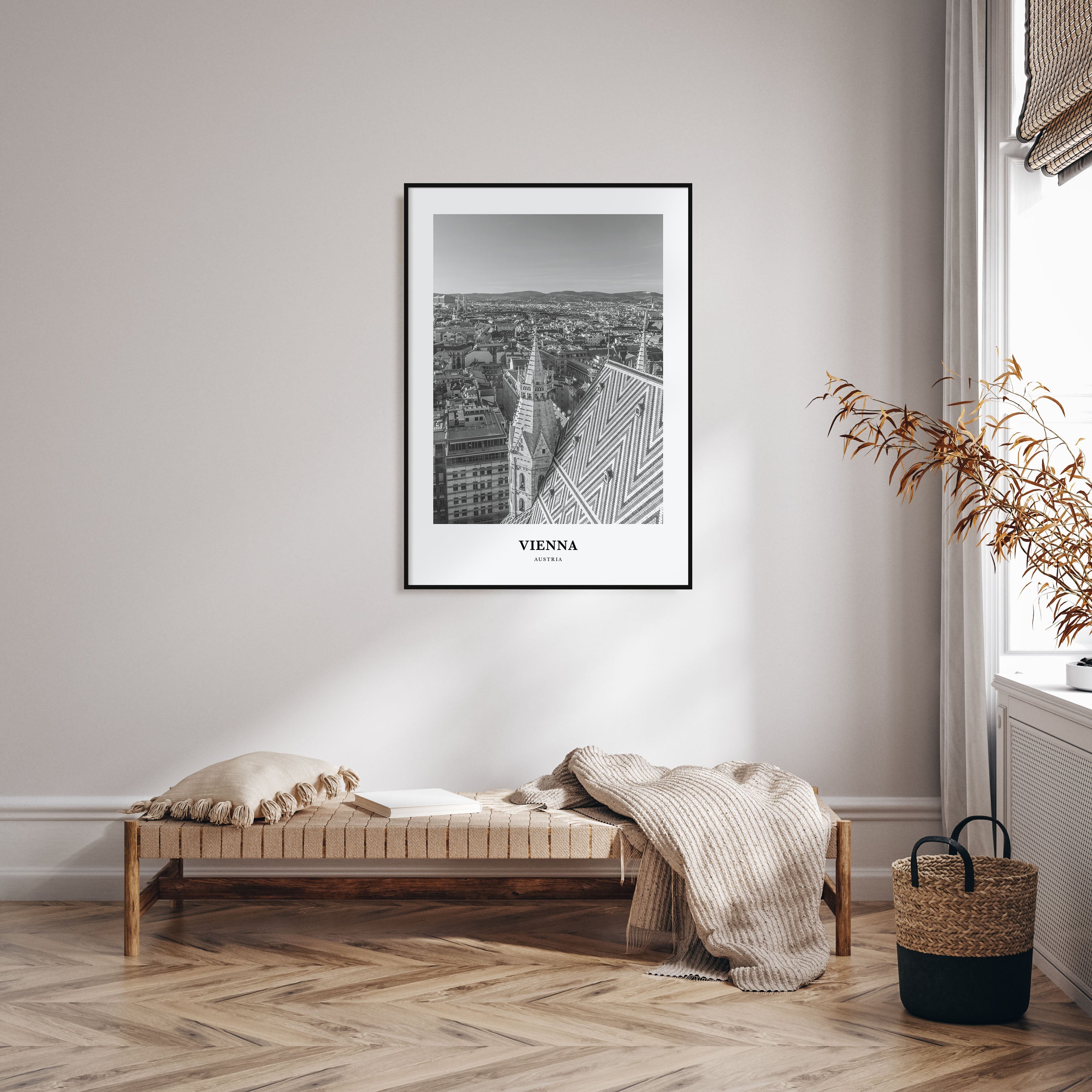 Vienna Portrait B&W No 2 Poster