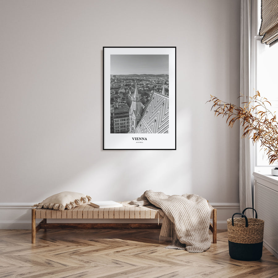Vienna Portrait B&W No 2 Poster