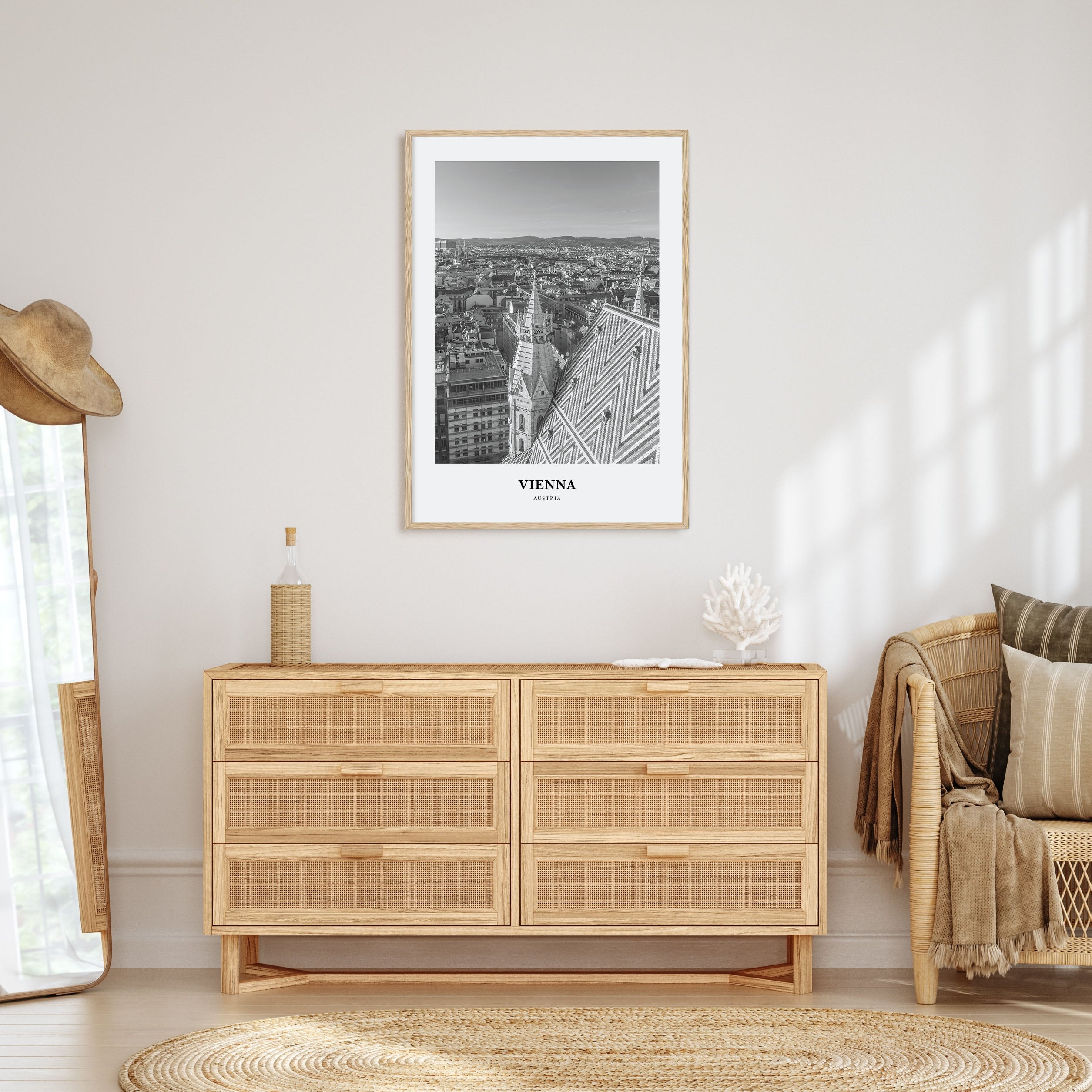 Vienna Portrait B&W No 2 Poster