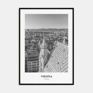 Vienna Portrait B&W No 2 Poster