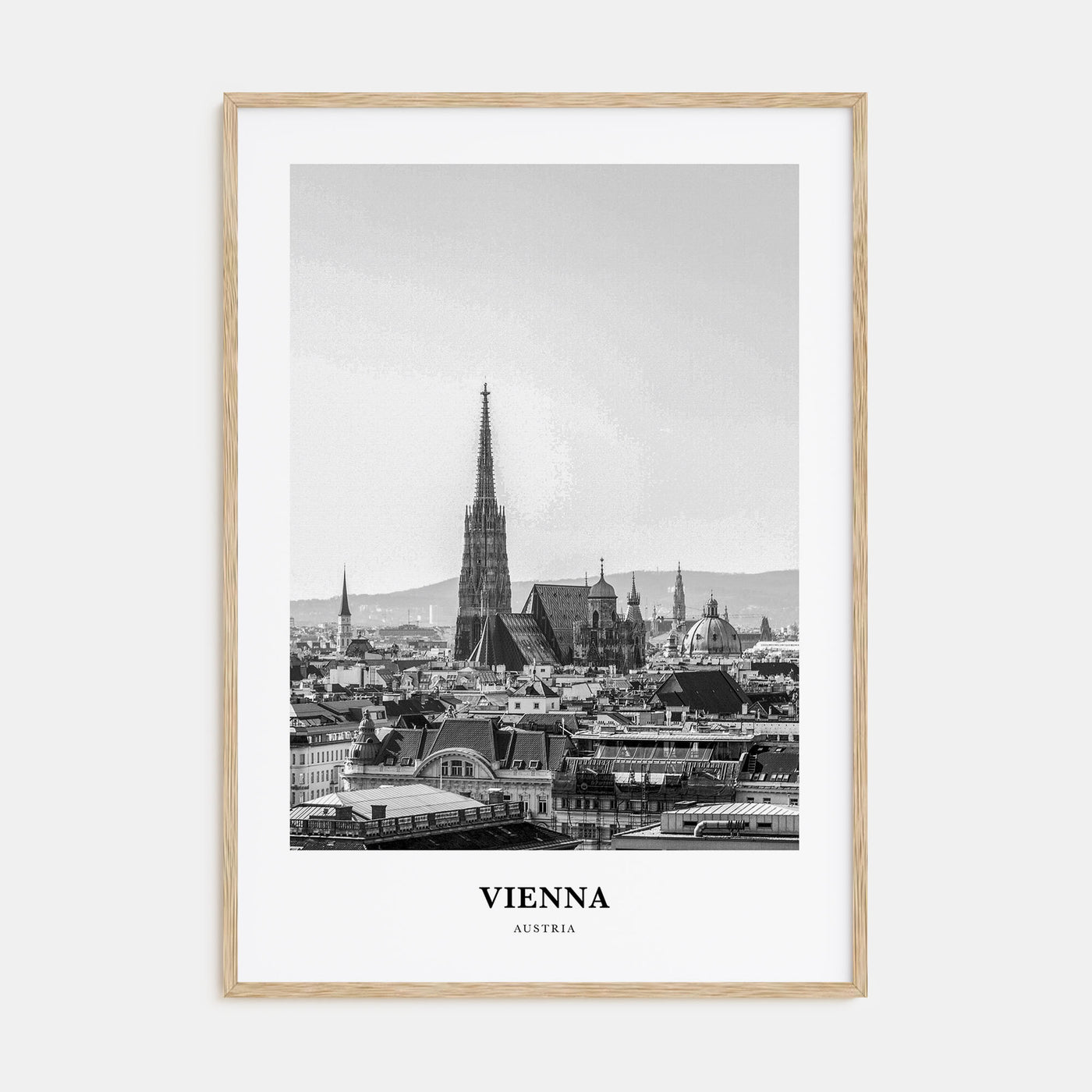 Vienna Portrait B&W No 4 Poster