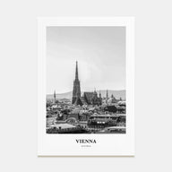Vienna Portrait B&W No 4 Poster