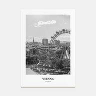 Vienna Portrait B&W No 5 Poster
