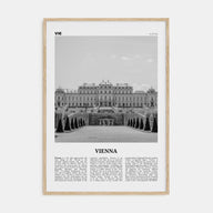 Vienna Travel B&W No 2 Poster
