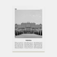 Vienna Travel B&W No 2 Poster