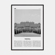 Vienna Travel B&W No 2 Poster