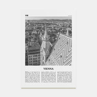 Vienna Travel B&W No 3 Poster