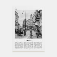 Vienna Travel B&W No 4 Poster