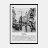Vienna Travel B&W No 4 Poster