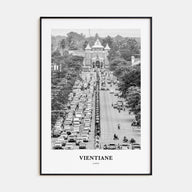Vientiane Portrait B&W Poster