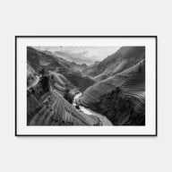 Vietnam Landscape B&W Poster