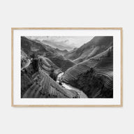 Vietnam Landscape B&W Poster