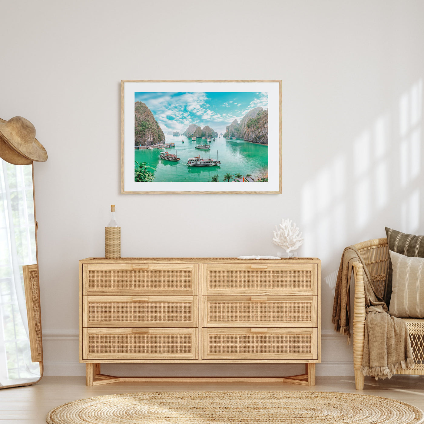 Vietnam Landscape Color Poster