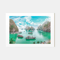 Vietnam Landscape Color Poster