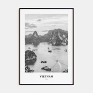 Vietnam Portrait B&W No 3 Poster