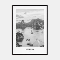 Vietnam Portrait B&W No 3 Poster