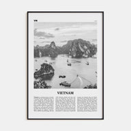 Vietnam Travel B&W No 1 Poster