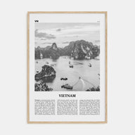 Vietnam Travel B&W No 1 Poster
