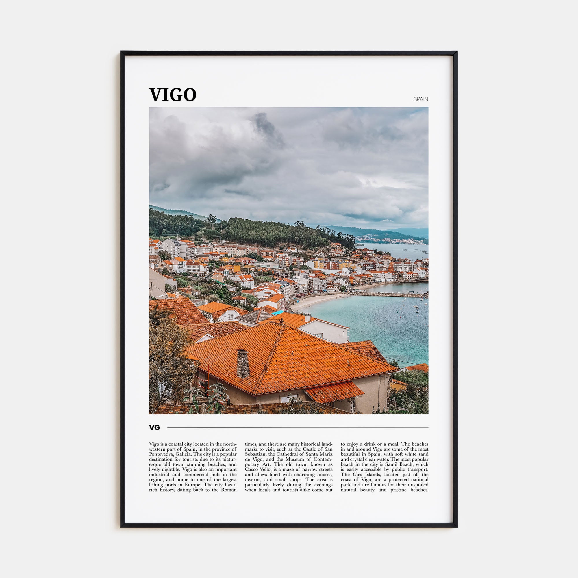 Vigo Travel Color Poster